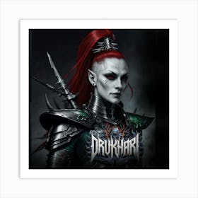 Drukhari warhammer inspiration Art Print