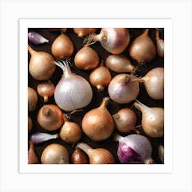 Onion Bunches 2 Art Print