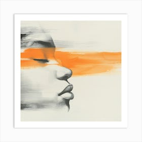 'The Face Of A Woman' 2 Art Print