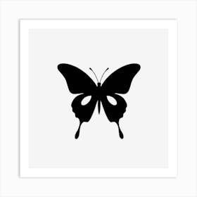 Butterfly In The Dark Art Print