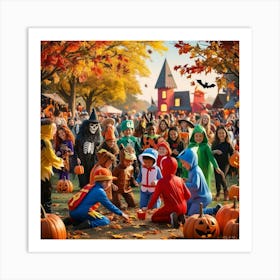 Halloween Festival (1) Art Print