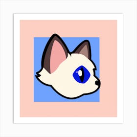 Siamese Cat Art Print