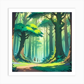 Forest Path 8 Art Print