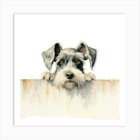 Standard Schnauzer Dog 7 Art Print