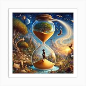 Time in an Hourglass Art Print