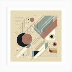 Boho Abstract Architecture Art Print