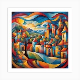 Warm Castle Art Print