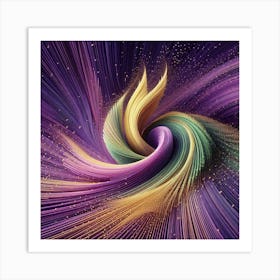 Abstract Swirl Art Print