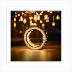 Magical Lighting In Ring (1) Art Print