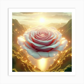 Rose In The Sky 2 Art Print