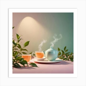 Tea Art 383 Art Print