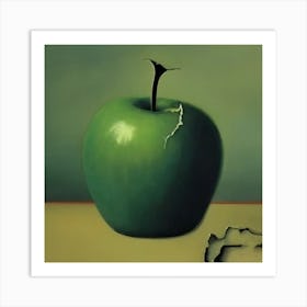 Green Apple Art Print