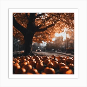 Pumpkin Party Art Print