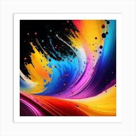 Abstract Painting 14 Art Print