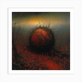 Ball Of Fire Art Print