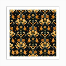 Floral Pattern 1 Art Print