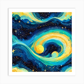 Starry Night 69 Art Print