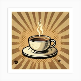 A coffee cup 3 Art Print