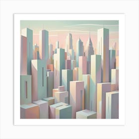 Cityscape 55 Art Print