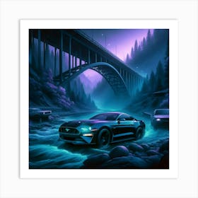 Ford Ford Mustang Ai work Art Print