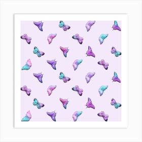 Watercolor Butterflies Art Print