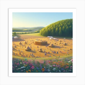 Hay Festival 2 Art Print