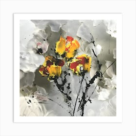 Yellow Flowers Art Print