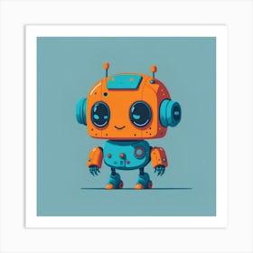 Little Robot 3 Art Print