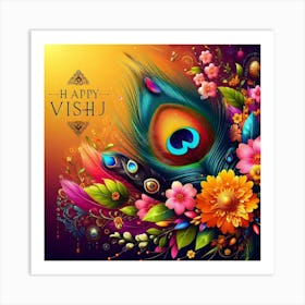 Happy Vishwi Art Print