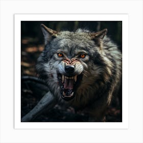 The Wolf King Art Print