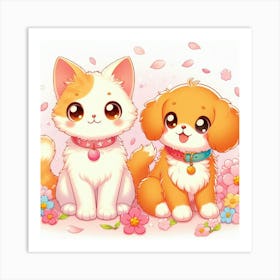 Cute Kawaii Art Print