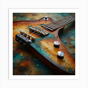 Electric Guitar Art Print