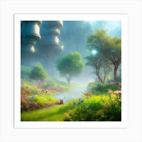 Fairytale Forest 2 Art Print