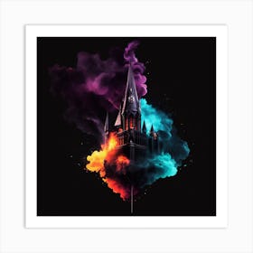 Harry Potter Castle Art Print