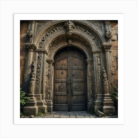 Doorway To A Castle Art Print