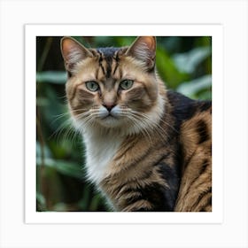 Cat Portrait Art Print