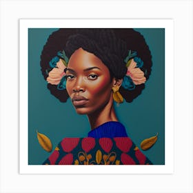 African Woman Art Print