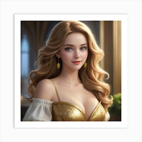 Sexy Princess Art Print