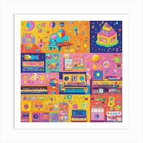 2000s Children S Music Art Print