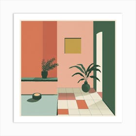 Room With Plants Art Print