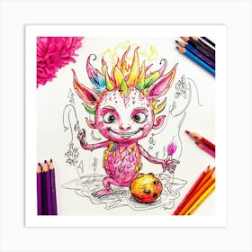 Troll 3 Art Print