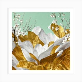 Magnolias Art Print