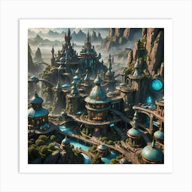 Fantasy City Art Print