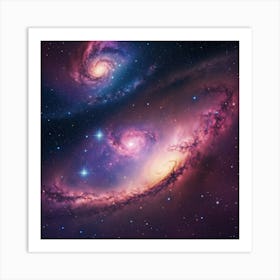 Spiral Galaxy Wall Art Decoration Affiche