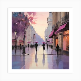 Paris Street.2 Art Print