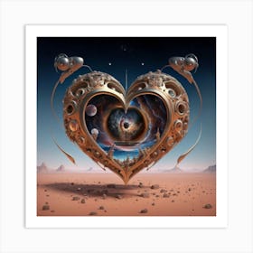 Heart Of Space Art Print