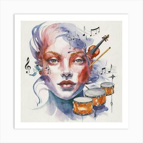 Music Canvas Print Art Print