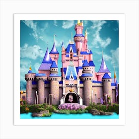 Disney Castle 1 Art Print