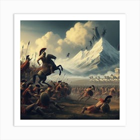Battle Of Sparta 3 Art Print