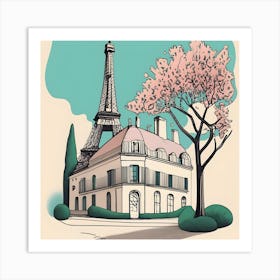 Paris Eiffel Tower Art Print